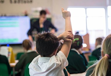 A primary classroom